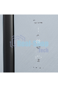 Холодильник Бирюса SBS 541 TWG текстурированное белое стекло двухкамерный 343/198 л морозилка слева, NoFrost, Side-by-side