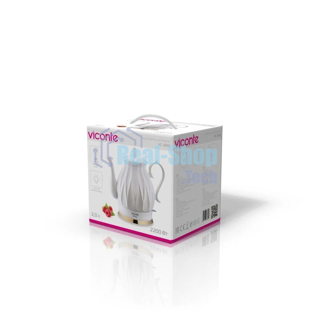 Чайник электрический Viconte VC-3332 белый