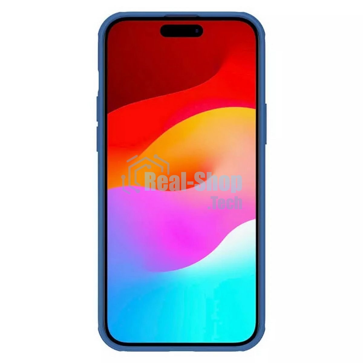 Чехол Super Frosted Shield Pro Magnetic Case, синий, (AP IP15 Plus)