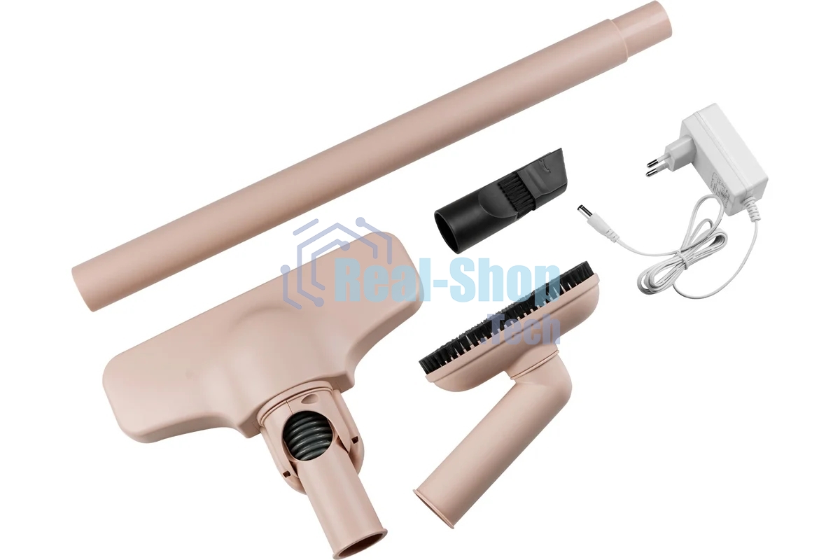 Пылесос вертикальный Galaxy Line GL 6221 бежевый, питание от аккумулятора, 130 Вт, уборка сухая, пылесборник 0.3 л, работа от АКБ max - 30 мин