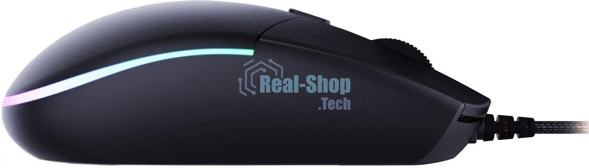 Мышь проводная Acer Nitro OMW400 черный, 6400 dpi, USB, кнопки - 6