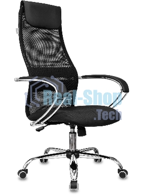 Кресло Бюрократ CH-607SL TW-01 Neo Black черный, сетка, подголовник