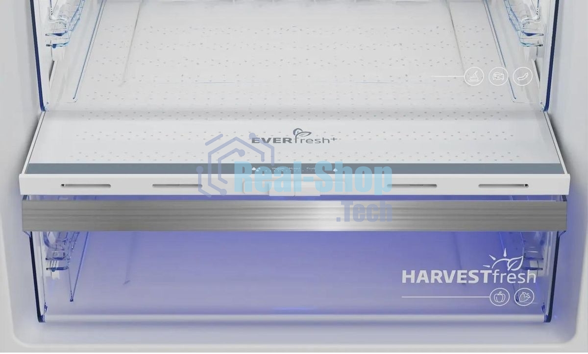 Холодильник Beko B5RCNK403ZW белый двухкамерный 257/100л морозилка снизу, No Frost