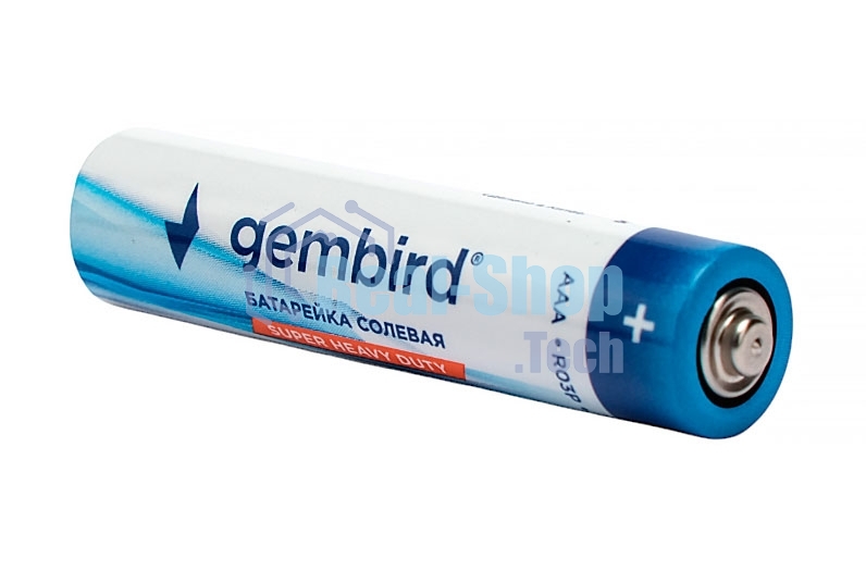 Батарейки солевые Gembird GB-R03P-24B, тип AAA, 24шт, коробка