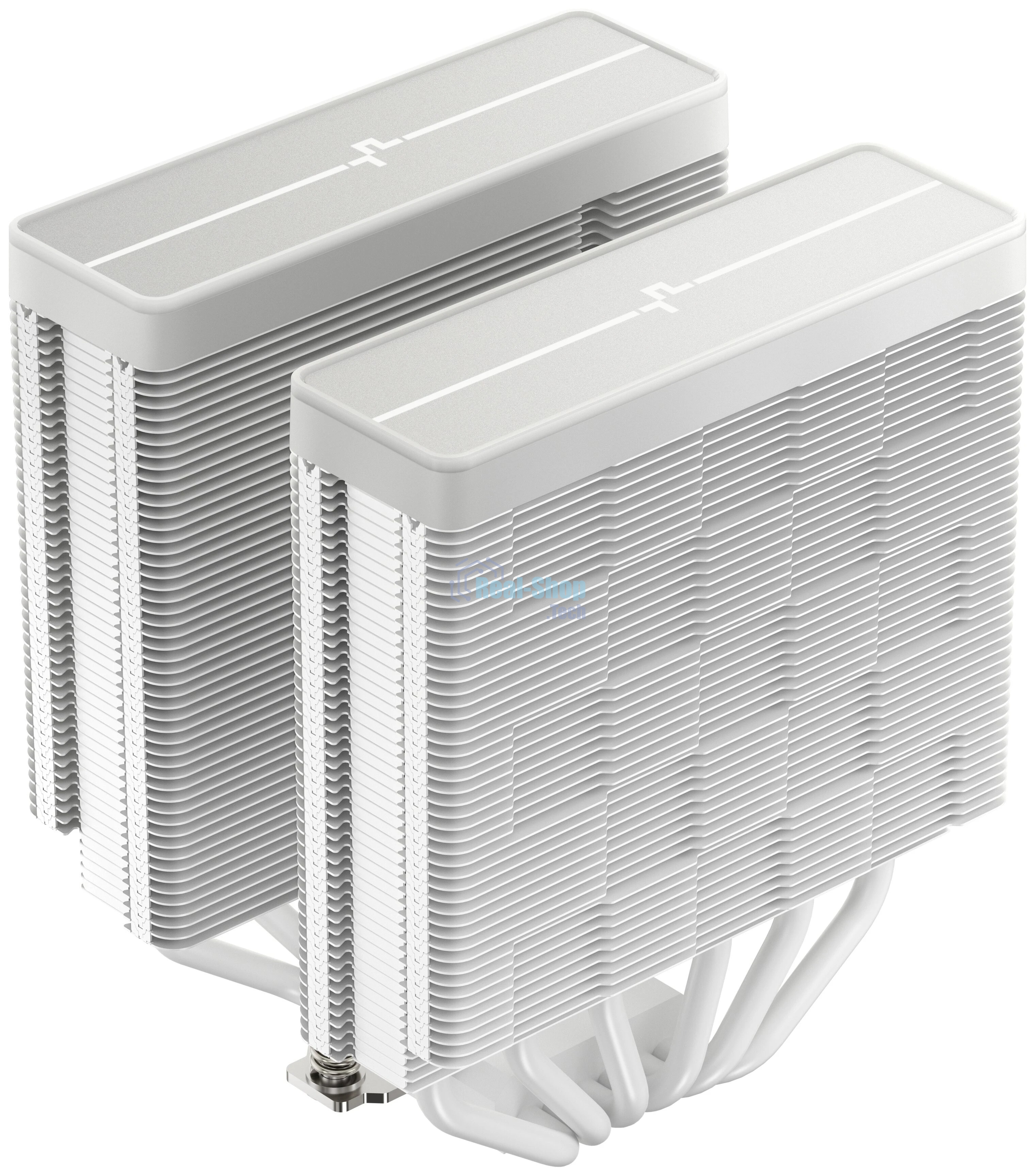 Кулер для процессора DEEPCOOL AG620 WH ARGb V2 LGA20XX/1700/1200/115X/AM5/AM4 (9шт/кор, TDP 260W, PWM, ARGb DUAL Fan 120мм, 6 тепл. трубок, белый) RET