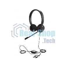 Гарнитура Jabra Evolve 20 MS Stereo USB чёрный, проводная