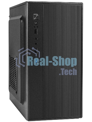 Компьютерный корпус Minitower ExeGate BAA-408U-UNS350 (mATX, БП UNS350 с вент. 12см, 2хUSB/1хUSB 3.0, HD Audio, черный)