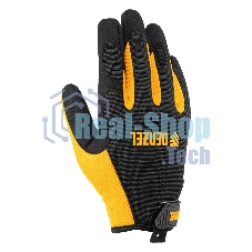 Перчатки универсальные Denzel на липучке, размер 9