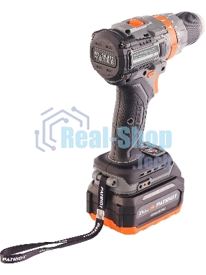 Дрель-шуруповерт Patriot BR 214UES, 21 В, 4 Ач, 85 Нм, бесщеточный