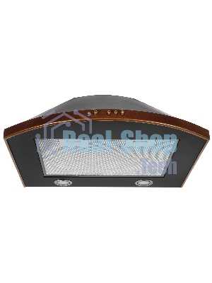 Вытяжка каминная Elikor Сигма 60П-650-К3Д антрацит/бронза, 60 см, 650 куб. м/ч, 56 дБ