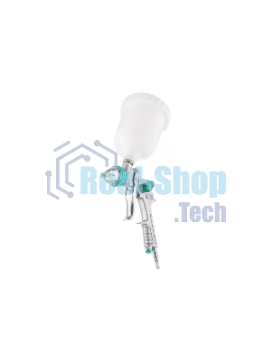 Краскопульт пневматический STELS ag 801 hvlp 57360гравитационный сопло 1.5мм и 1.8мм