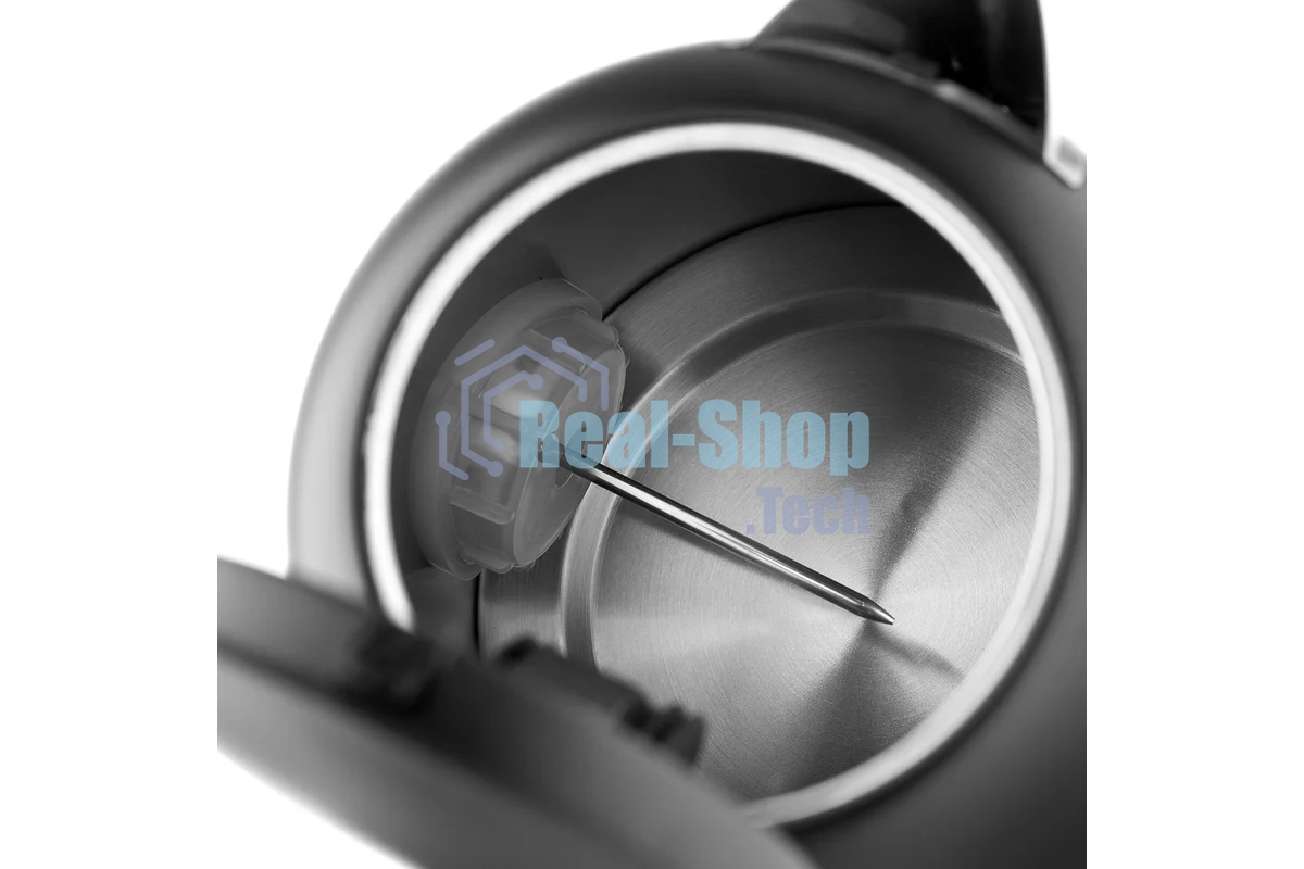 Чайник электрический BRAYER BR1005BK 2200Вт.1,7 л, STRIX, сталь окраш, термометр, черный