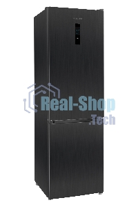 Холодильник Nordfrost RFC 390D NFXd темная нержавеющая сталь двухкамерный 240/95л морозилка снизу