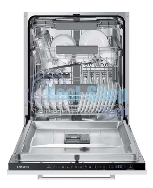 Встраиваемая посудомоечная машина Samsung DW60A6092BB/WT, черный, 59.8 см, 14 компл., 46 дБ, класс A