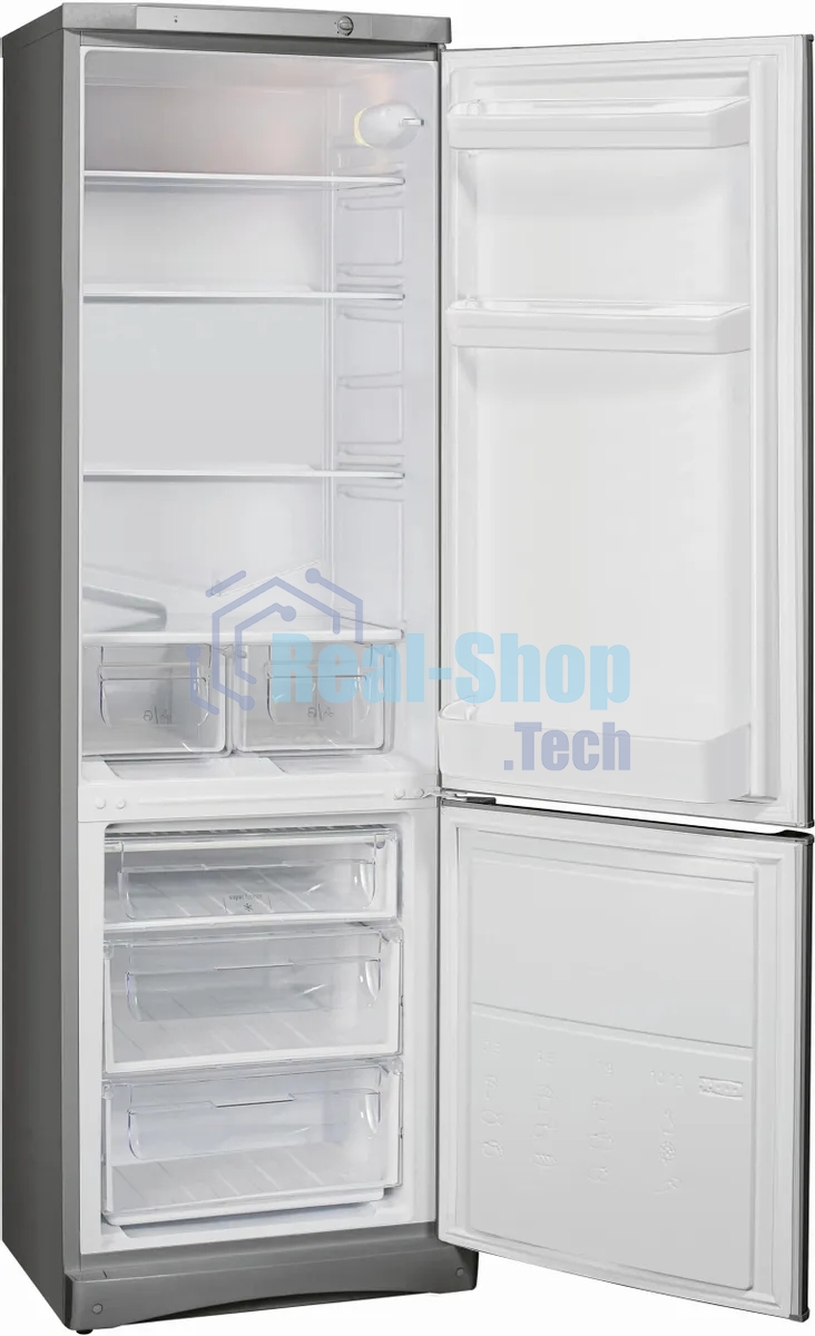 Холодильник Stinol STS 185 G двухкамерный серебристый 235/104 л морозилка снизу