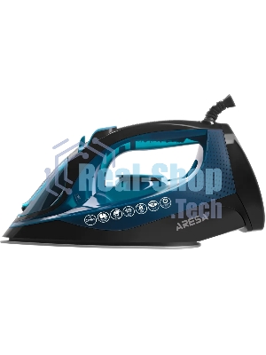 Утюг Aresa AR-3127 синий/черный, 2700 Вт, 45 г/мин, 145 г/мин, 320 мл