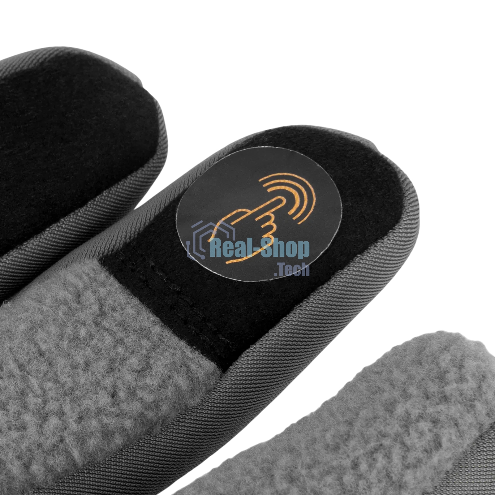 Перчатки универсальные Denzel 68087 искусственный мех, работа с сенсорным экраном, размер 9