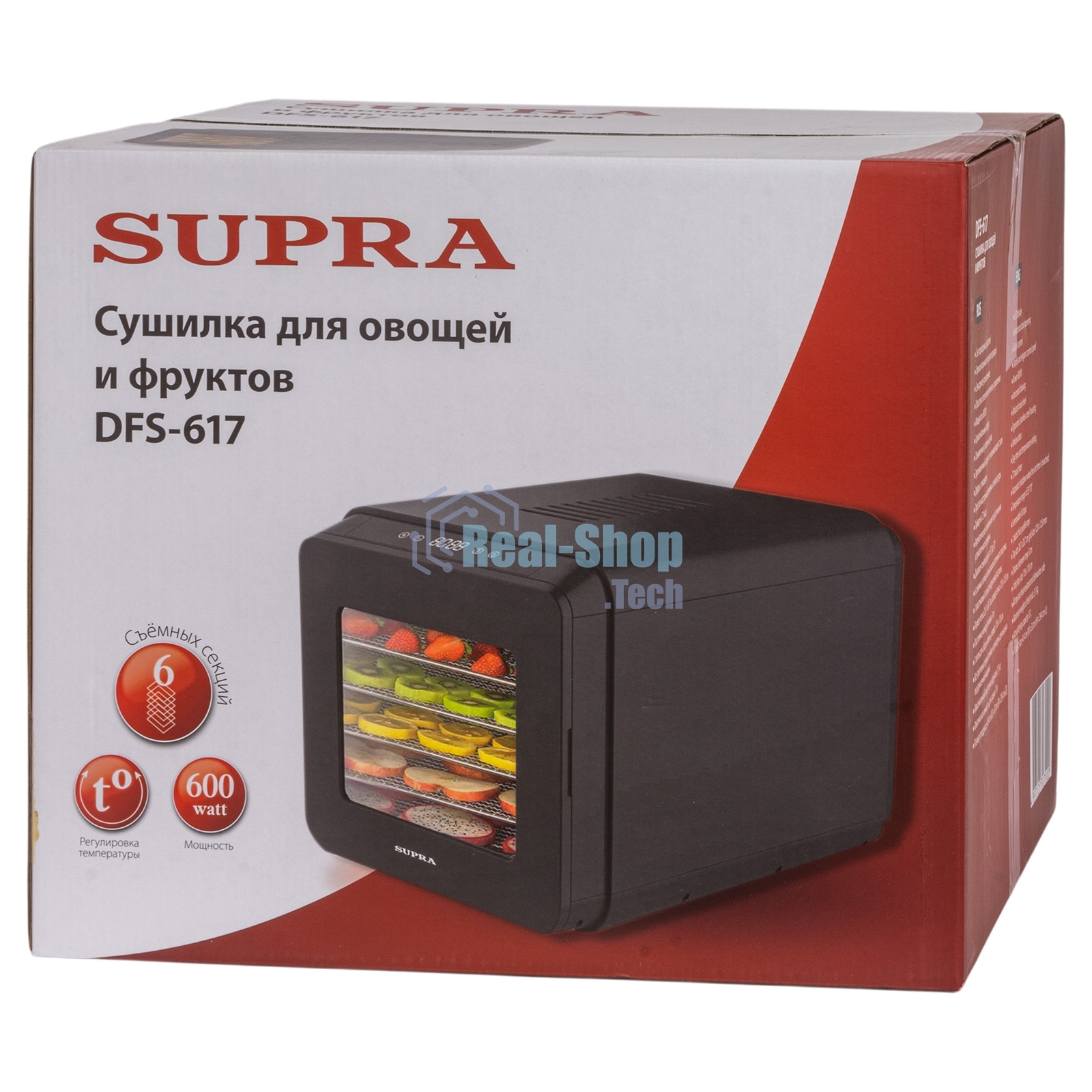 Сушилка для овощей и фруктов Supra DFS-617