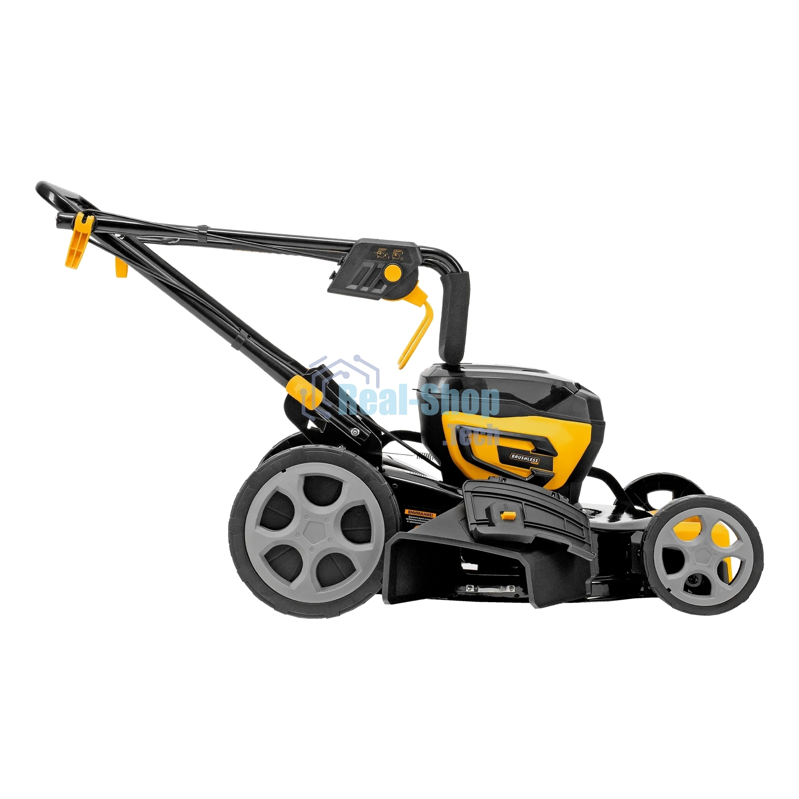 Газонокосилка аккумуляторная бесщет. Denzel DLM-460, 460 мм, травосб. 65 л., Li-Ion, 40 В