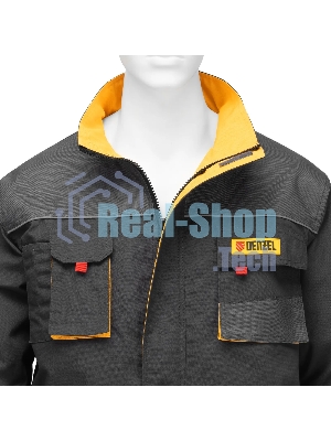 Куртка профессиональная рабочая Denzel 65% полиэстер 35% хлопок, XL