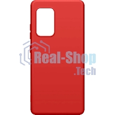 Чехол (клип-кейс) BORASCO Microfiber Case, для Samsung Galaxy A52, красный