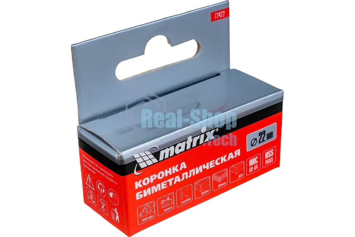 Коронка Matrix BIMETAL, 22 мм