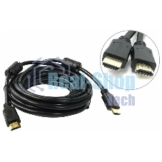 Кабель HDMI 5bites APC-014-030 HDMI M/HDMI M V1.4b, высокоскоростной, ethernet+3D, зол.разъемы, ферр.кольца, 3м.
