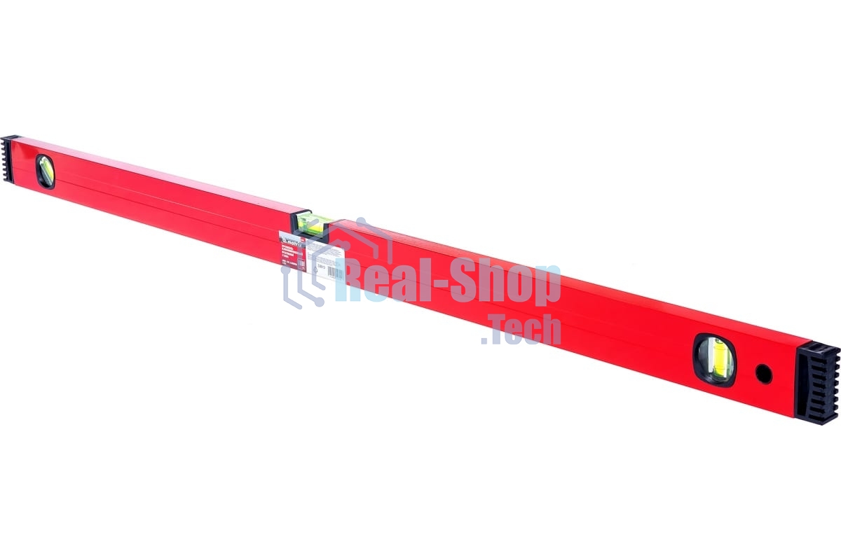 Уровень Matrix алюминиевый, 1000 мм, фрезерованный, 3 глазка