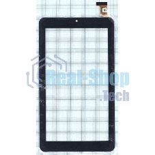 Сенсорное стекло (тачскрин) HC184104C1 FPC021H V2.0 (184x104 мм), черное