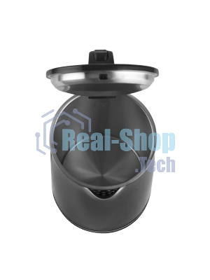 Чайник электрический Centek CT-0005 черный, 1.7 л, 2200 Вт, бесшовная колба, двойные стенки, эффект термоса