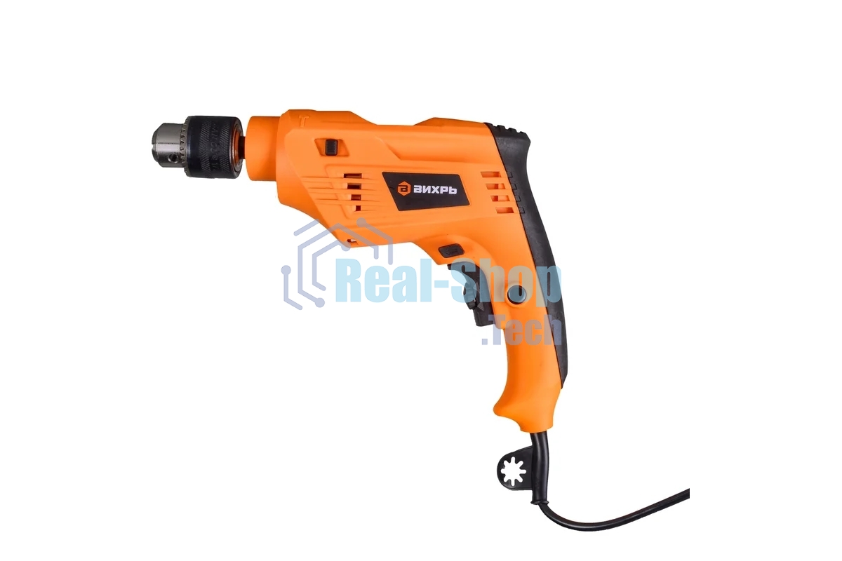Дрель ударная ВИХРЬ ДУ-700 72/8/2700 Вт, сталь, бетон, дерево 10мм, 13мм, 25мм, 0-3000 об/мин, 1,8кг
