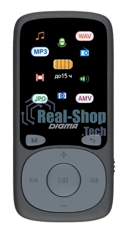 Плеер Hi-Fi Flash Digma B4 8Gb черный/1.8