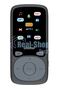 Плеер Hi-Fi Flash Digma B4 8Gb черный/1.8