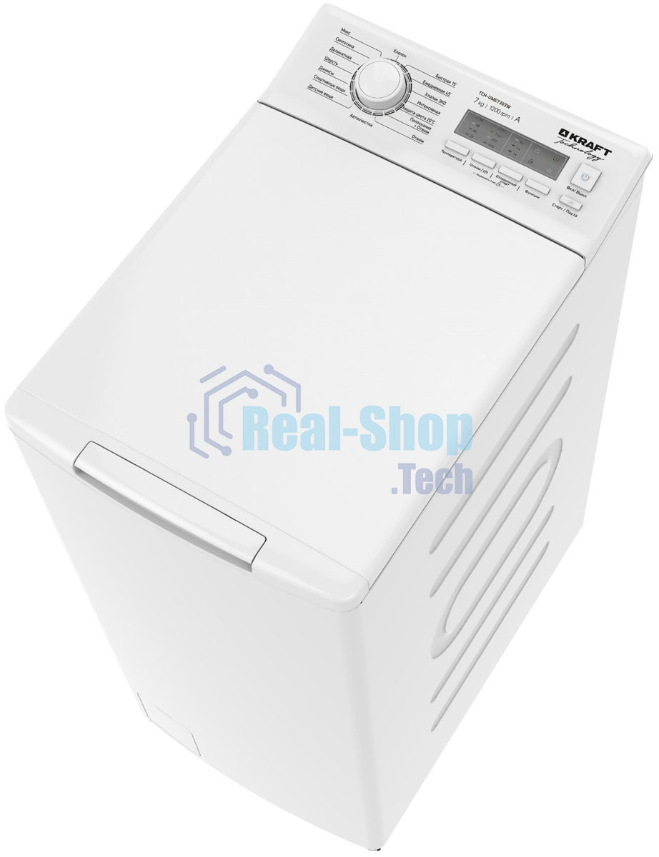 Стиральная машина Kraft Technology TCH-UME7303W белый, загрузка вертикальная 7 кг, 1200 об/мин., класс: A