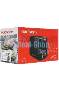 Тостер OURSSON TS2114/BL черный
