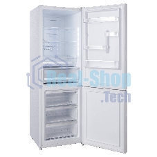 Холодильник Korting KNFC 61869 GW белый двухкамерный 223/94л морозилка снизу, No Frost