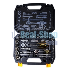 Набор торцевых головок и ключей 44 предмета Deli DL1044 1/2