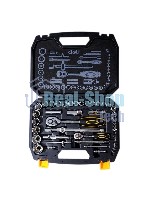 Набор торцевых головок и ключей 44 предмета Deli DL1044 1/2