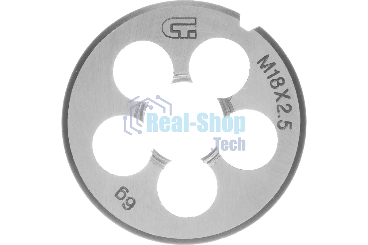 Плашка Сибртех М18x2,5 мм