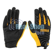 Перчатки универсальные Denzel на липучке, размер 9