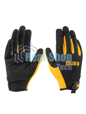 Перчатки универсальные Denzel на липучке, размер 9