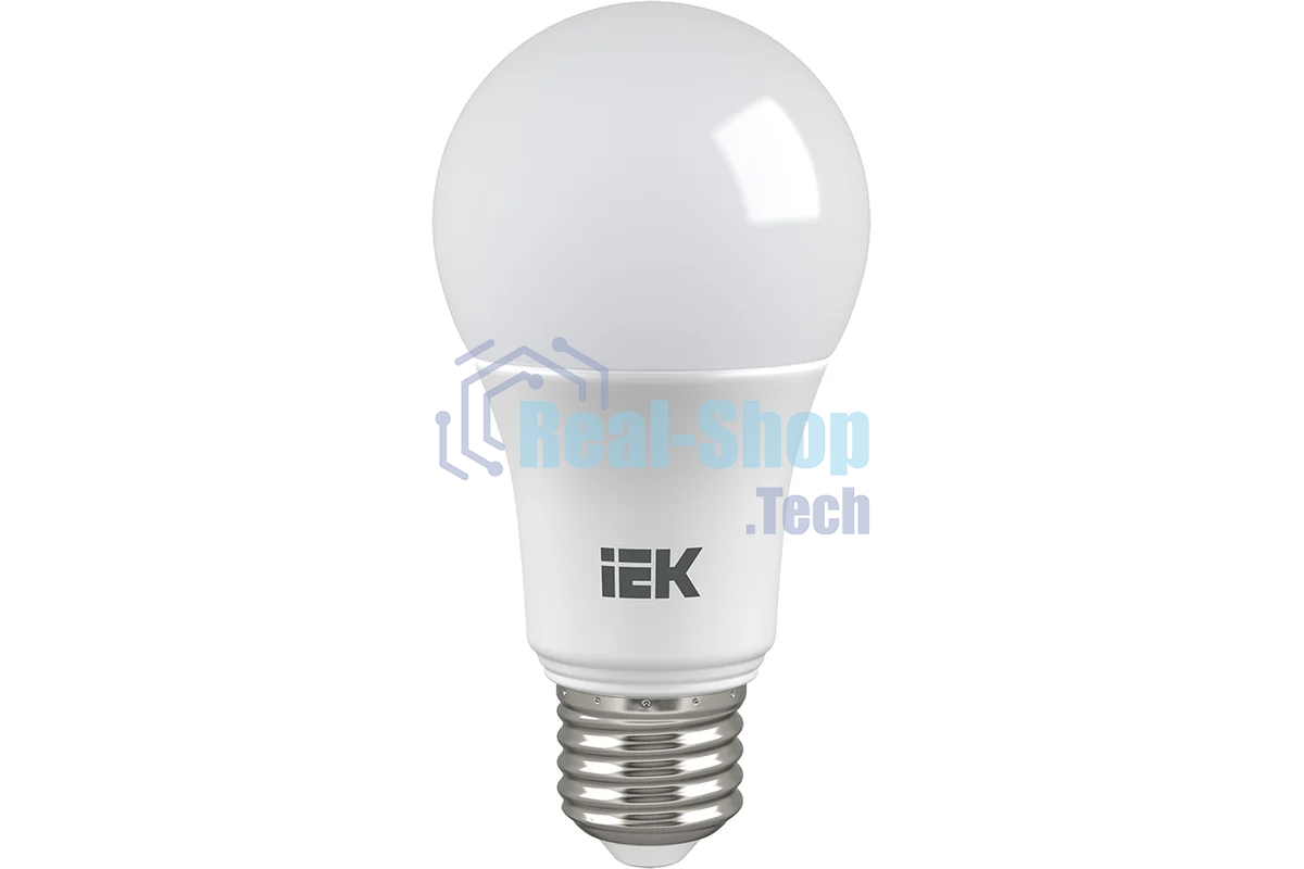 Лампа светодиодная IEK LLE-A60-12-12-24-40-E27 A60 шар 12Вт 12-24В 4000К E27 (низковольтная)