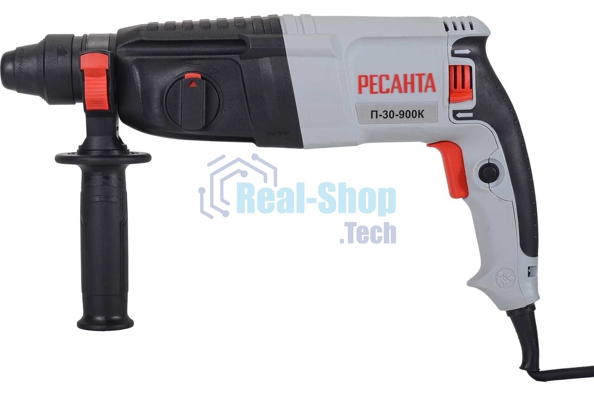 Перфоратор Ресанта П-30-900К патрон:SDS-plus уд.:4.3Дж 900Вт (кейс в комплекте)