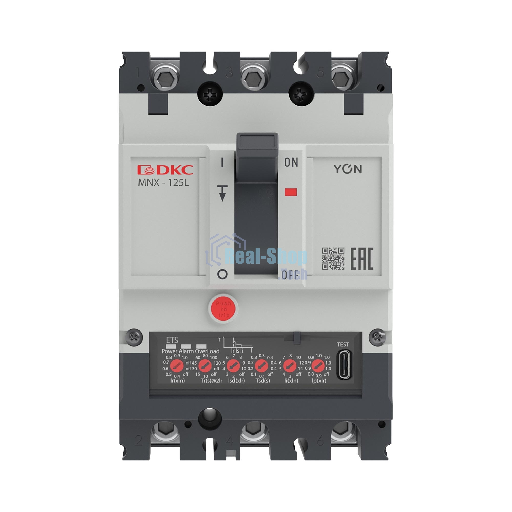 Выключатель автоматический DKC YON pro MNX125L 3P 32A 70kA при AC415V расц. ETS.
