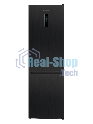 Холодильник Nordfrost RFC 390D NFXd темная нержавеющая сталь двухкамерный 240/95л морозилка снизу