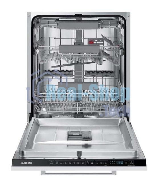 Встраиваемая посудомоечная машина Samsung DW60A6092BB/WT, черный, 59.8 см, 14 компл., 46 дБ, класс A