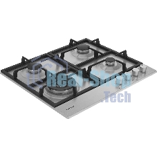 Газовая варочная панель Indesit THPM 642 W/IX/I, нержавеющая сталь