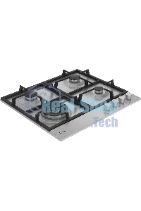 Газовая варочная панель Indesit THPM 642 W/IX/I, нержавеющая сталь