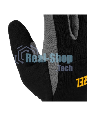 Перчатки универсальные Denzel 68087 искусственный мех, работа с сенсорным экраном, размер 9