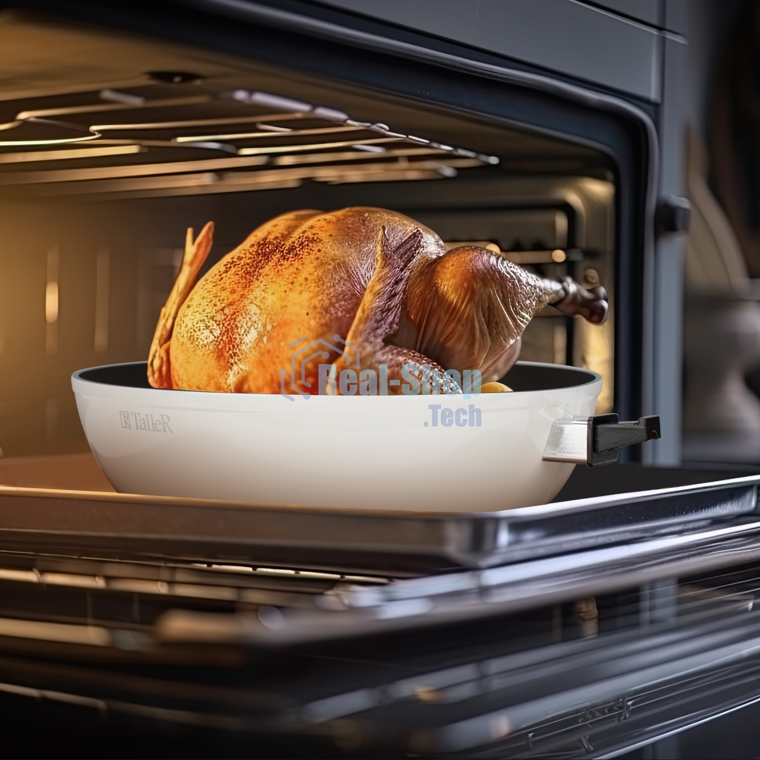 Сковорода глубокая TalleR TR-44109 Хюгге 26 см, со съемной ручкой